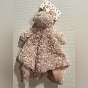 Oobles Unicorn Security Blanket Rattle Pink Lovey NEW